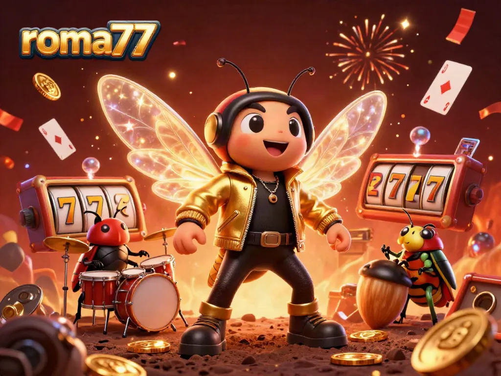 Gali kemenangan dengan roma77 sebagai cicada rock star di dunia kasino.