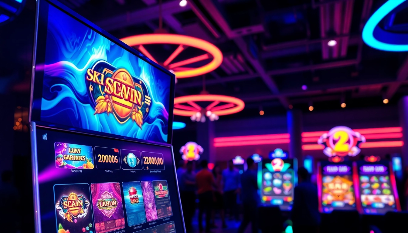 Temukan demo slot menarik dengan antarmuka futuristik dan pencahayaan energik.