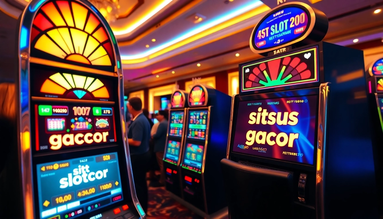 Menangkan dalam permainan situs slot gacor dengan mesin slot yang cerah dan menarik.