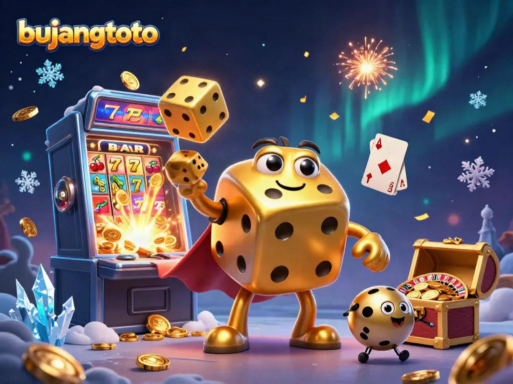 Experience thrilling gameplay with bujangtoto's dynamic casino scene featuring vibrant characters and rich game elements.