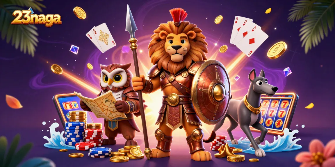 Pegangalan 23naga dengan slot mesin beruntun tiga tujuh emas yang bersinar, bersenjatakan grafik poker