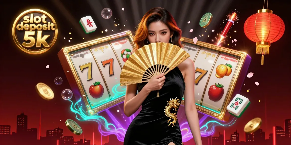 Engage in thrilling gameplay with slot deposit 5k while enjoying an intricate 3D casino illustration.