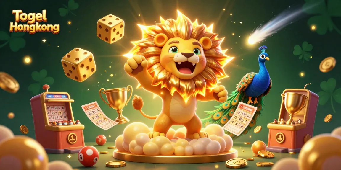 Play Togel Hongkong with lively lottery elements, thrilling action, and vibrant colors in a dynamic 3D scene.