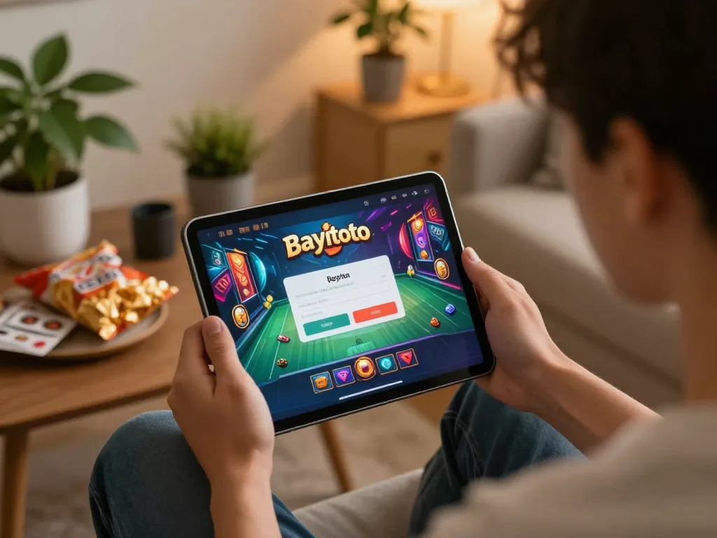 Login at bayitoto for online slots while enjoying a cozy home environment.