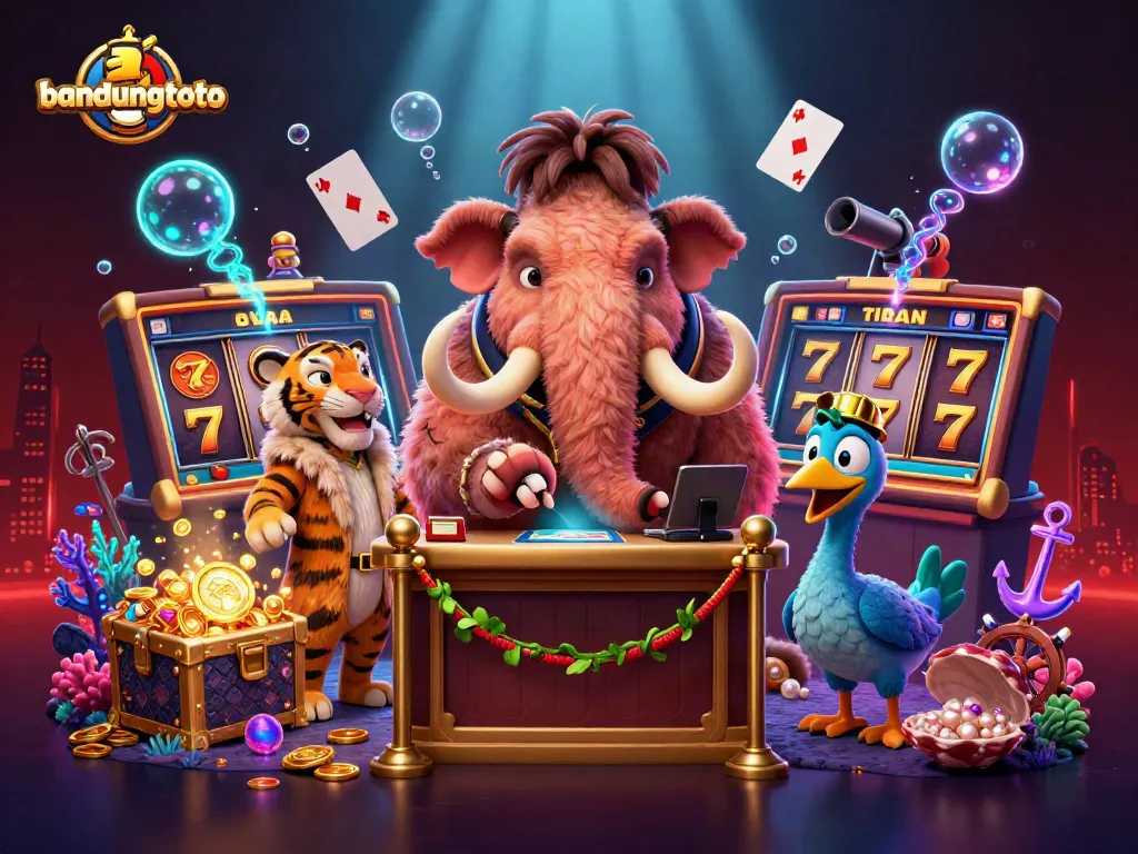 Experience thrilling wins with bandungtoto casino bouncer, full of colorful slots and vibrant gems!