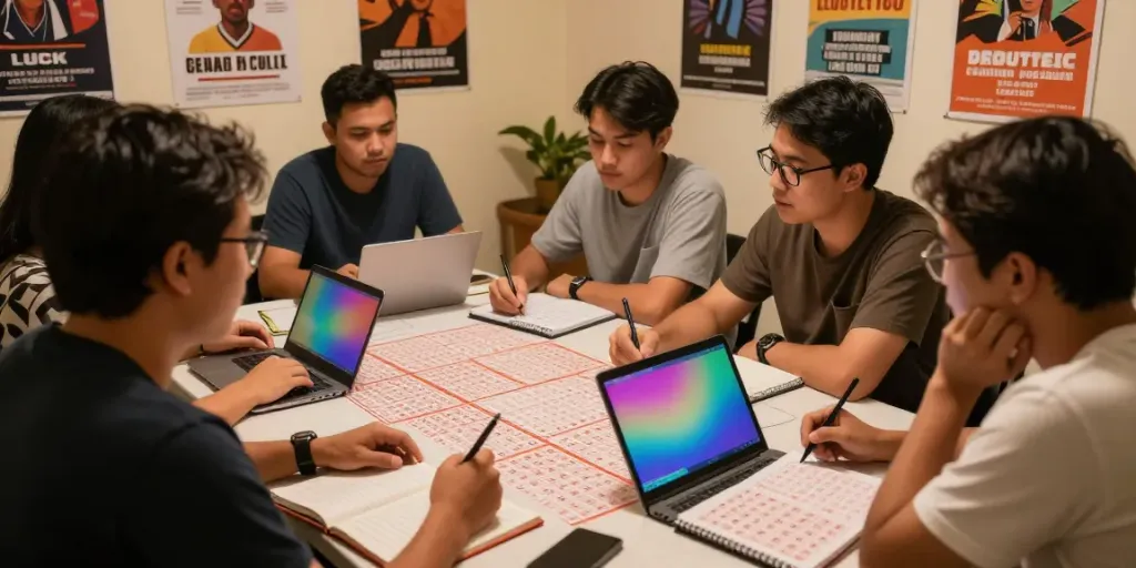 Diskusi strategi togel di BUKUMIMPI138 yang penuh semangat.