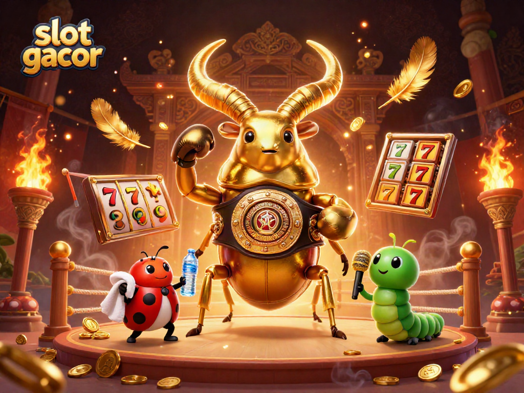 Slot gacor menghadirkan pertarungan epik dengan karakter kartun 3D yang mewah dan elemen perjudian yang mendebarkan.