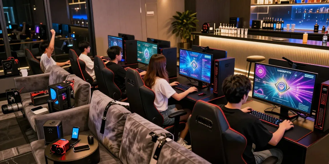 Pengalaman bermain LUXURY777 di lounge permainan mewah dengan pencahayaan lembut dan mesin permainan yang mengesankan.