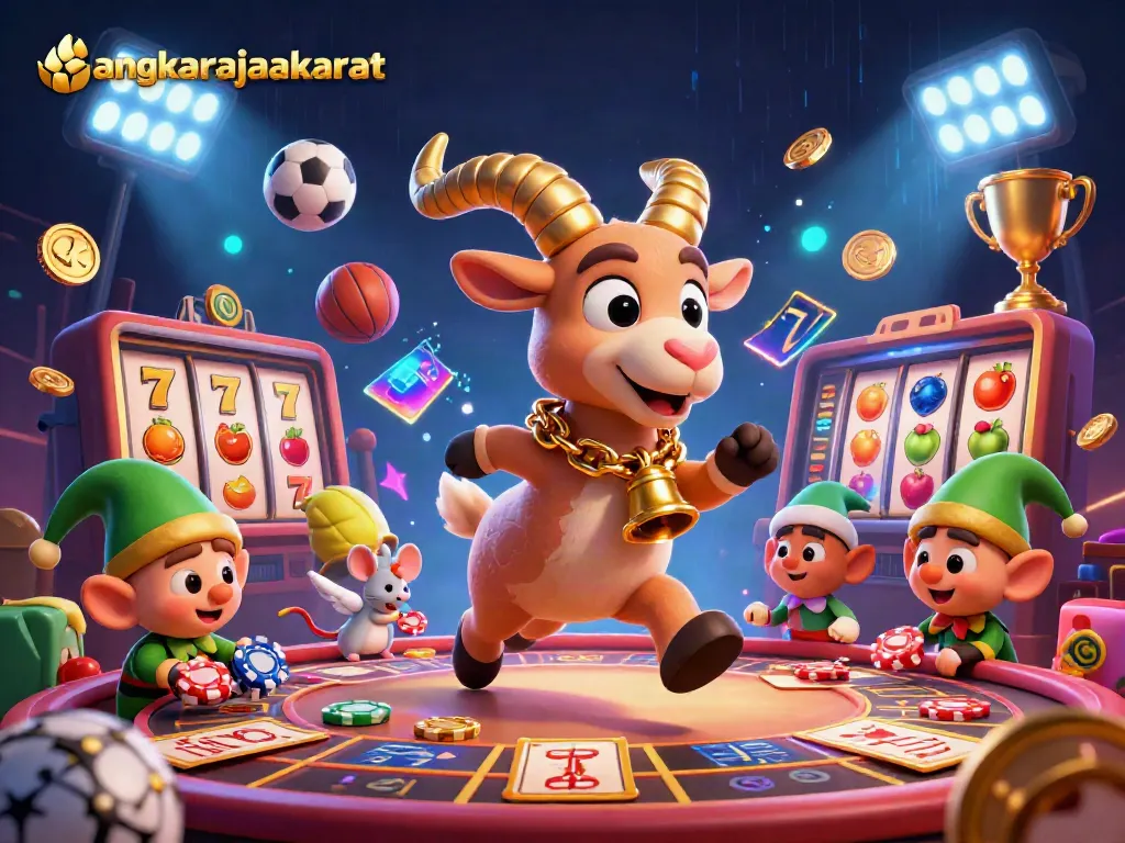 Experience the thrills of angkarajaakurat with a Krampus running a spooky holiday casino.