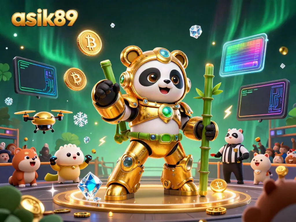 Engage in exciting gameplay with asik89's dynamic gambling experience featuring unique 3D characters and vibrant visuals.