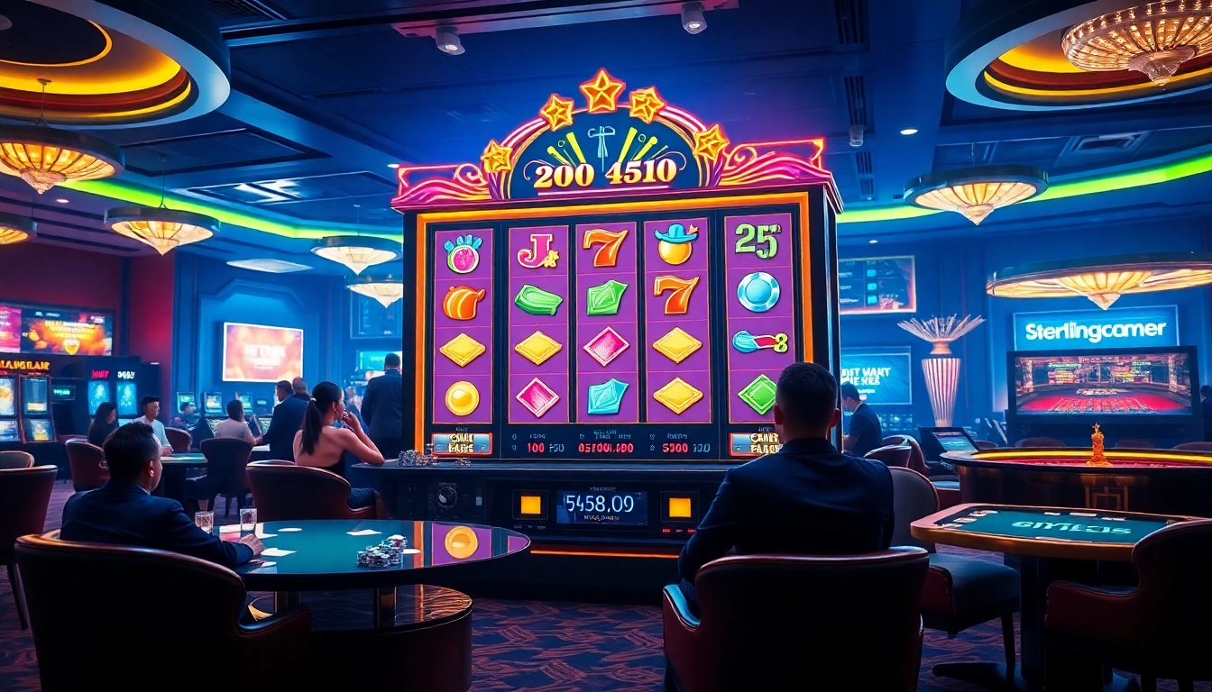 Experience thrilling gameplay at berlian888 with stunning slot machines and casino excitement.