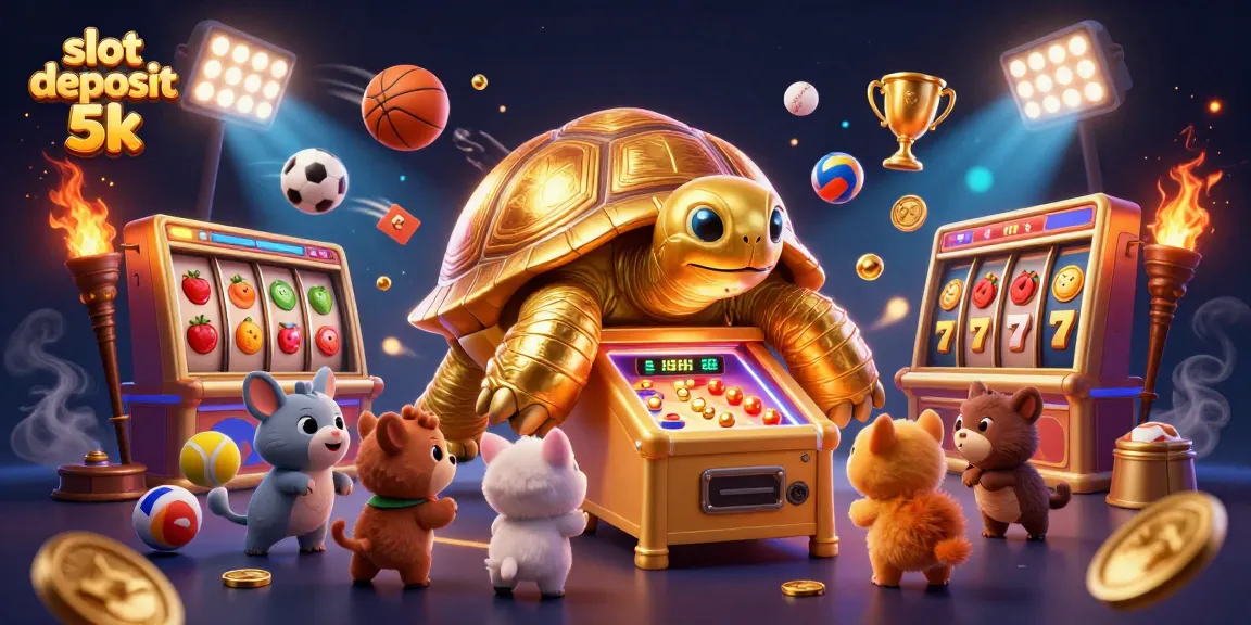 Engage with slot deposit 5k to experience dynamic games surrounded by vibrant casino elements.
