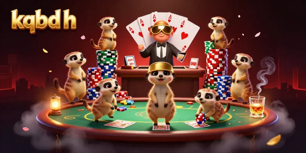 Dynamic meerkat casino scene showcasing real-time action in kqbd h betting.