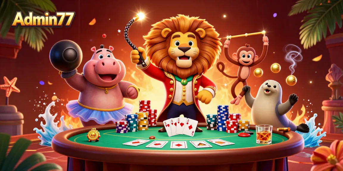 Experience thrilling wins with Admin77's exciting online gaming action and vibrant casino atmosphere.
