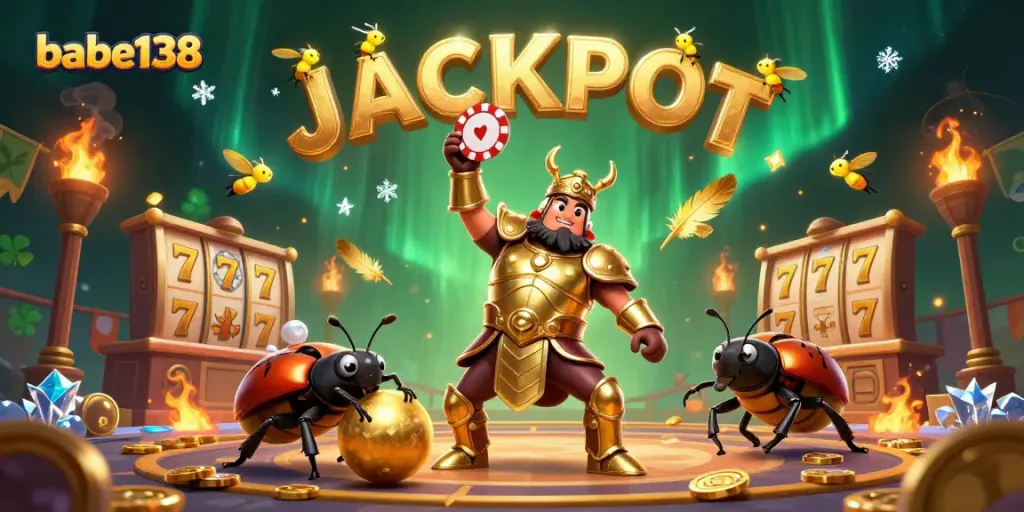 Melihat jackpot dengan babe138, karakter menarik dalam suasana kasino yang memikat.