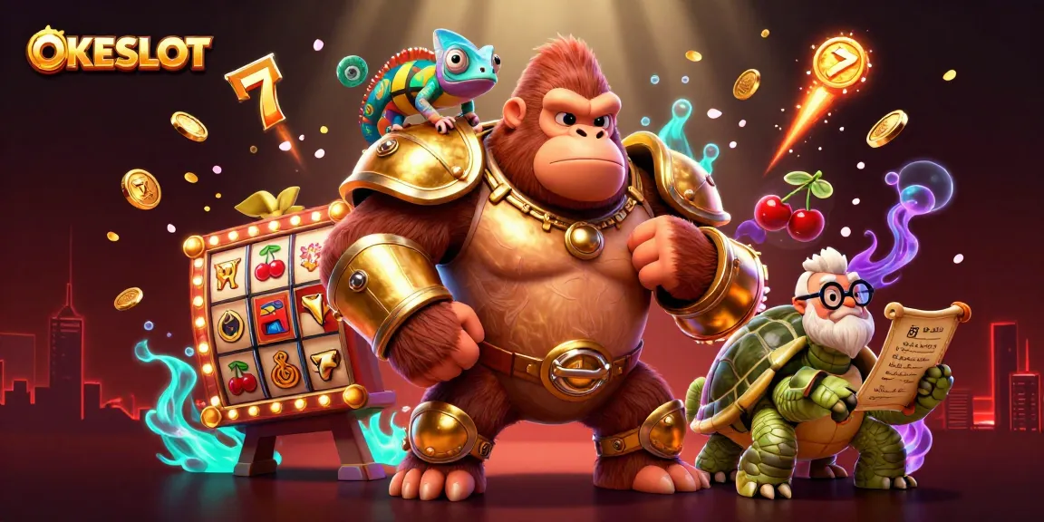 Mainkan slot menarik di OKESLOT dengan simbol keberuntungan dan keuntungan besar