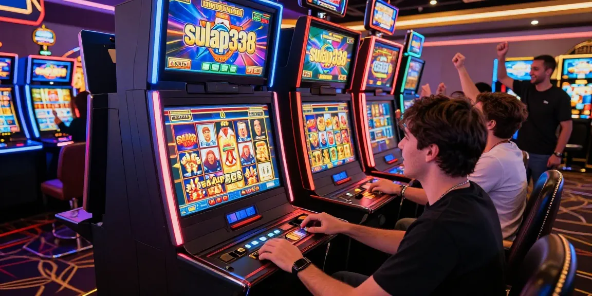 Pemain bersemangat di sulap338 menikmati pengalaman permainan online dengan mesin slot berwarna-warni.