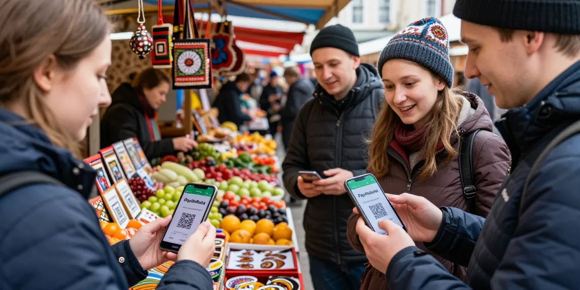 Pengunjung menggunakan https://payinrussia.com/ untuk pembayaran digital yang mudah di pasar Rusia.