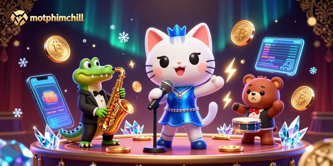 Experience the vibrant world of motphimchill casino with energetic characters and dynamic gaming elements.