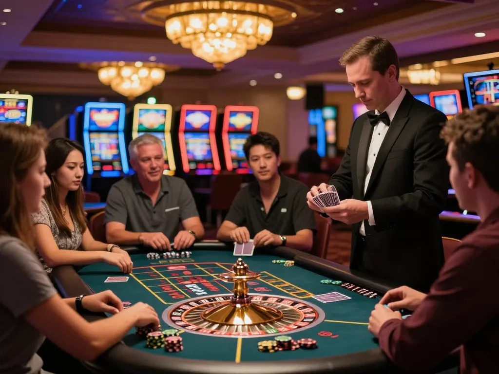 Players enjoy thrilling roulette moments at a vibrant Sunwin casino venue with dynamic action and excitement.