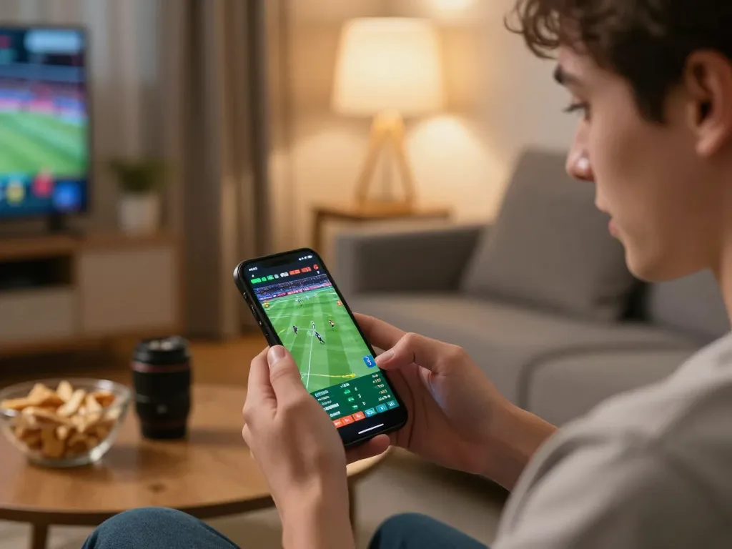 Make strategic bets on F8bet luxury's mobile sports interface in a cozy home setting
