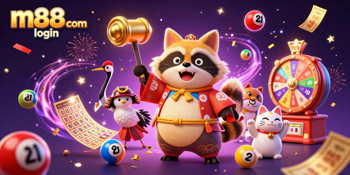 Masuk ke m88.com login dan nikmati permainan kasino dengan karakter ceria seperti tanuki dan maneki-neko.