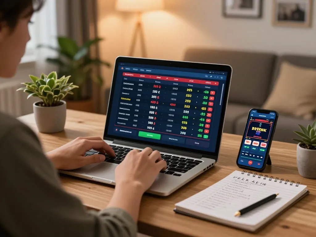 Gawang69 user placing strategic bets on an online sports betting platform.