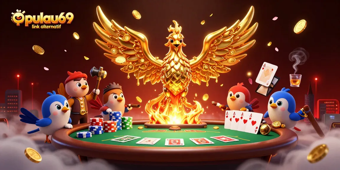 Experience the thrilling pulau69 link alternatif with a dynamic casino scene full of vibrant game elements.